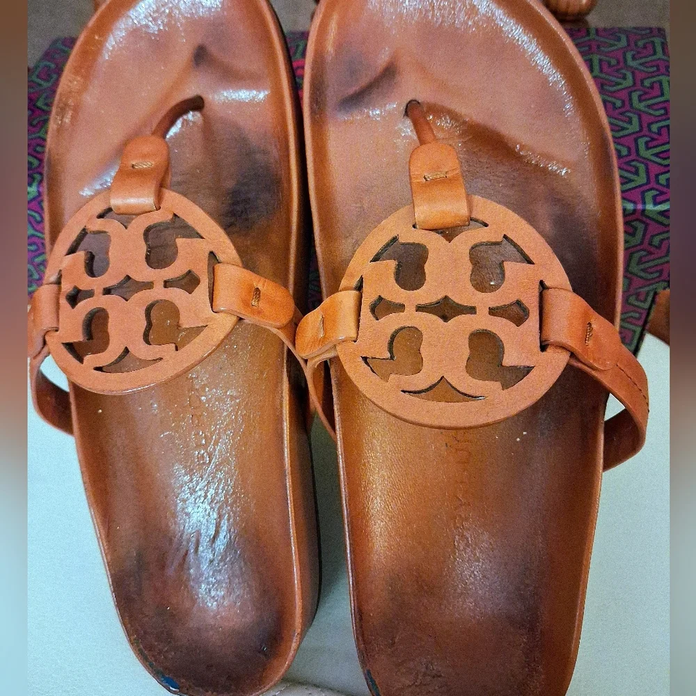 Tory Burch Miller Cloud Thong Sandals Size 8.5 - Picture 6 of 13